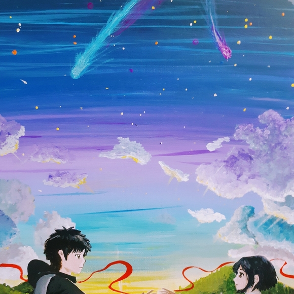 wall art painting _ movie Your Name - Picture 3 of 5